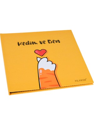Best Hediye Polabook® Kedim ve Ben Anı Defteri(Kalem+Sticker)
