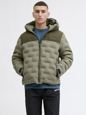 Jack & Jones Jack Jones Poınt Heat Quılted Puffer Erkek Ceket 12285932