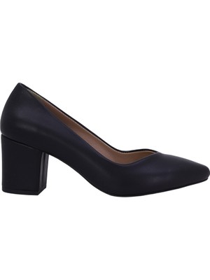 Hobby 26569 Hakiki Deri Stiletto Kadın Ayakkabı
