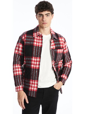 Lc Waikiki Yeni Sezon Regular Fit Uzun Kollu Ekose Erkek Gömlek Ceket