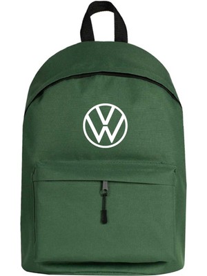 Zepplin Giyim Volkswagen New Logo Sırt Çantası Yeşil Renk