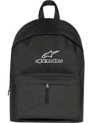 Zepplin Giyim Alpinestars Logo Text Sırt Çantası Siyah Renk