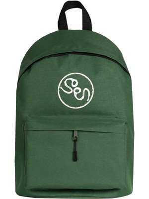 Zepplin Giyim Soen Logo Sırt Çantası Yeşil Renk