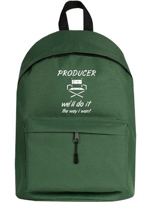 Zepplin Giyim Producer Sırt Çantası Yeşil Renk
