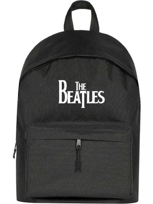 Zepplin Giyim The Beatles Logo Sırt Çantası Siyah Renk