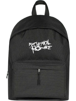 Zepplin Giyim My Chemical Romance Logo Sırt Çantası Siyah Renk