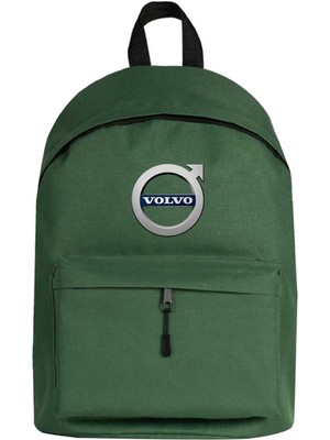 Zepplin Giyim Volvo Logo Sırt Çantası Yeşil Renk