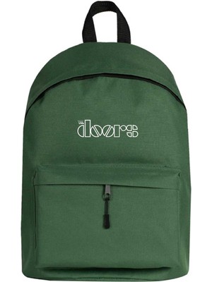 Zepplin Giyim The Doors Outline Sırt Çantası Yeşil Renk