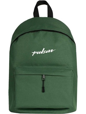 Zepplin Giyim Pulsar Logo Sırt Çantası Yeşil Renk
