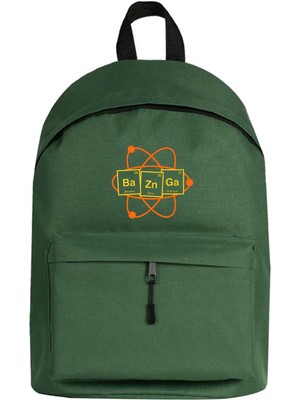 Zepplin Giyim Bazinga Science Sırt Çantası Yeşil Renk