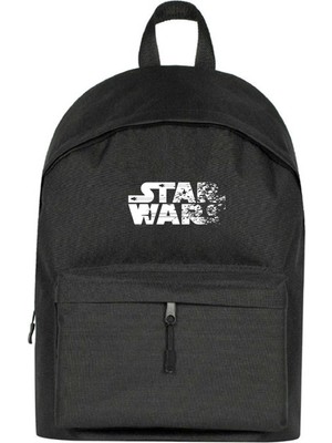Zepplin Giyim Star Wars Logo Sırt Çantası Siyah Renk