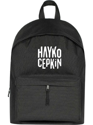 Zepplin Giyim Hayko Cepkin Text Sırt Çantası Siyah Renk