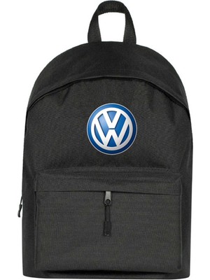 Zepplin Giyim Volkswagen Logo Sırt Çantası Siyah Renk