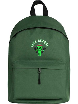Zepplin Giyim Alien Lift Sırt Çantası Yeşil Renk
