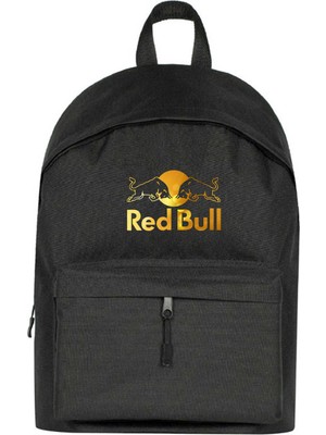 Zepplin Giyim Redbull Gold Sırt Çantası Siyah Renk