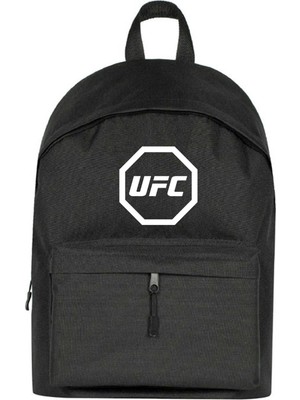 Zepplin Giyim Ufc Logo Sırt Çantası Siyah Renk