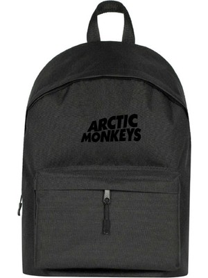 Zepplin Giyim Arctic Monkeys Logo Sırt Çantası Siyah Renk