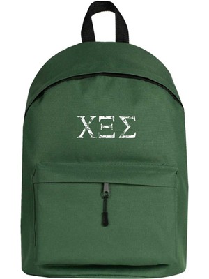 Zepplin Giyim Rotting Christ Logo Sırt Çantası Yeşil Renk