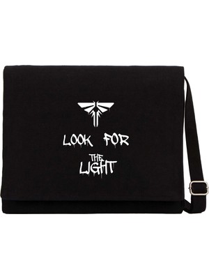 Zepplin Giyim The Last Of Us Look For The Light Siyah Kanvas Postacı Çantası