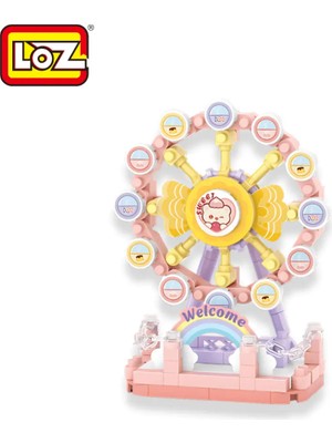 Vagonlife Loz Mini Dönme Dolap (Ferris Wheel) Micro Diamond Blok Seti – Motorlu