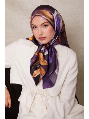 Mor Levidor Twill Ipek Eşarp 44