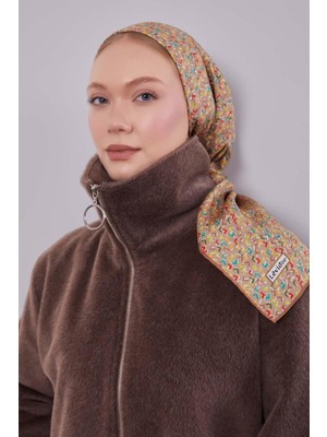 Camel Levidor Twill Ipek Eşarp 45