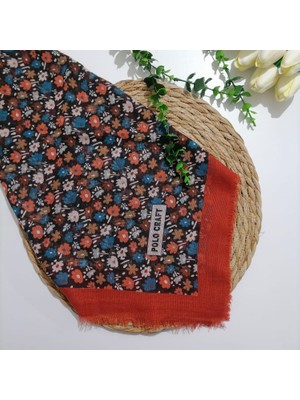 Polocraft - Flamlı Pamuklu Eşarp MS701