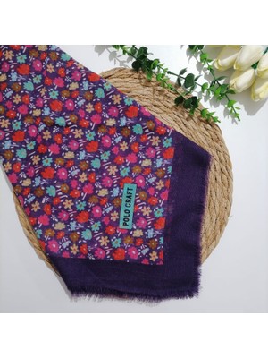 Polocraft - Flamlı Pamuklu Eşarp MS703