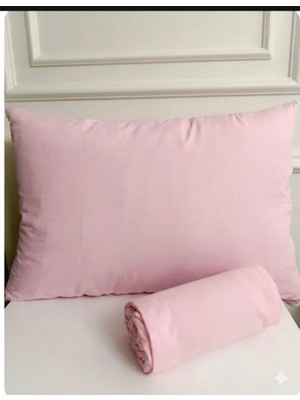 Pembe Düz Battal Boy Lastikli Çift Kişilik Çarşaf Seti (+2 Yastık Kılıfı)