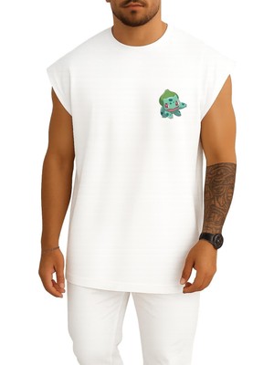 Bahriyeli Collection Oversize Bulbasaur Wikia Cep Baskılı Atlet