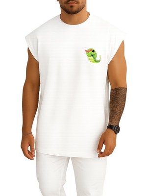 Bahriyeli Collection Oversize Caterpie Cep Baskılı Atlet