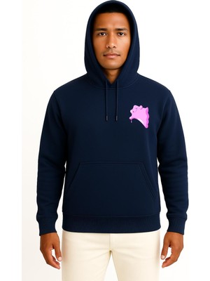 Bahriyeli Collection Kapüşonlu Battle Revolution Cep Baskılı Unisex Sweatshirt