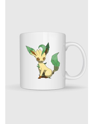 Bahriyeli Collection  Leafeon Eevee Baskılı Kupa Bardak