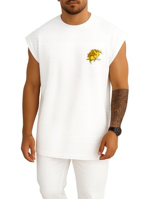 Bahriyeli Collection Oversize Sandslash Cep Baskılı Atlet