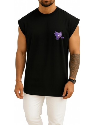 Bahriyeli Collection Oversize Haunter Cep Baskılı Atlet