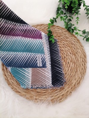 Poloist Polo İst. . - Pamuklu Flamlı Eşarp MS502