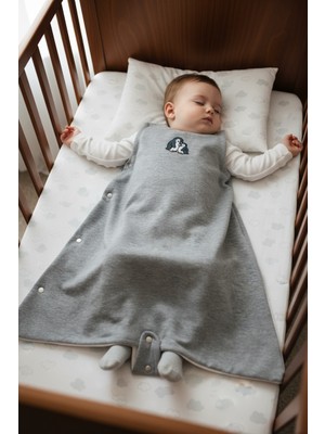 Petite Étoile %100 Pamuk Uyku Tulumu –  Penguen Nakışlı