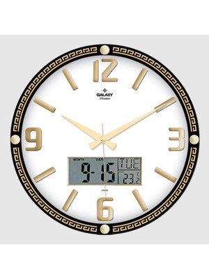 Galaxy T-710-A-2 Premium Kabartma Rakam Dijital Duvar Saati