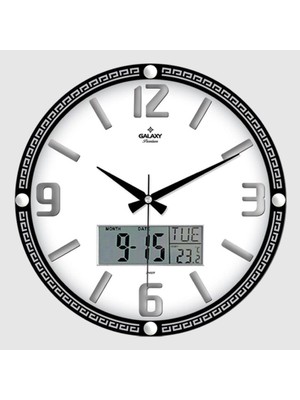 Galaxy T-710-G-2 Premium Kabartma Rakam Dijital Duvar Saati