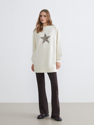 Lc Waikiki Yeni Sezon Yüksek Bel Ispanyol Paça Kadın Pantolon