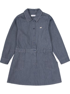 U.s. Polo Assn. Kız Çocuk Siyah Elbise (Dokuma) 50317619-VR046