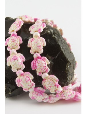 Ahes Shopping 1,8 mm Kaplumbağa Turkuaz Taşı