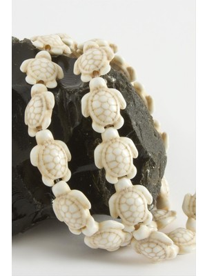 Ahes Shopping 1,8 mm Kaplumbağa Turkuaz Taşı