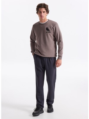 gmg firenze Gmg Fırenze Lastikli Bel Normal Paça Jogger Siyah Erkek Pantolon GU25MFW01046