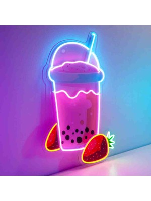 Kamer Neon LED Işıklı Pop Art Sanatsal Tablo