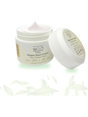 Storemax Woo Baby %100 Doğal Bebek Pişik Önleyici ve Onarıcı Rahatlatıcı Nemlendirici - Hassas Cilt - Pişik Krem 50ML