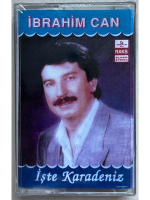Raks Ibrahim Can Işte Karadeniz Kaset (Jelatinli Sıfır Orijinal Dönem Baskı Kaset)