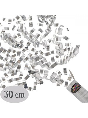 MiraLive Gümüş Renk Konfeti 30 cm (K95)