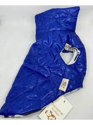 TrendyPati Köpek Montu ( Yelek ), Kapşonsuz, Mavi