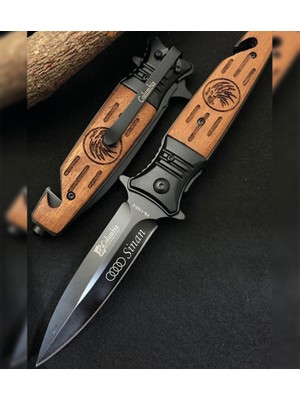 İşte Bu Kişiye Özel Isimli Columbia Araç Baskılı Kurtarma Çakısı Kartal FS-1102-2 20.5 cm